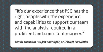 Testimonial from the Senior Network Project Manager at SA Power Networks