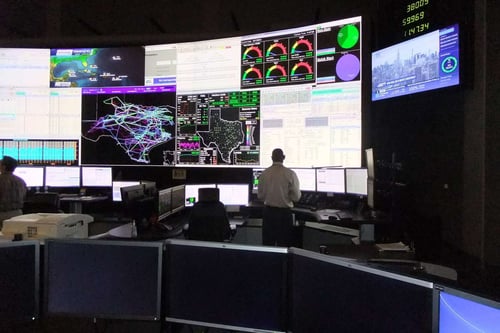 ERCOT control center. Photo courtesy of Barco.
