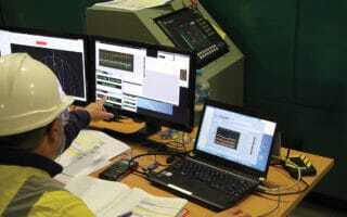 Genassure Test Engineer Geoffrey Callander at Tumut 2 Station