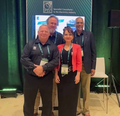 L-R: Rick Hudella, Rob Fairchild (back), Mihaela Ciulei, Anil Jampala (back).