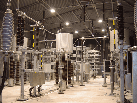 Indoor AC Yard for the Estlink HVDC Light transmission link at Espoo Finland