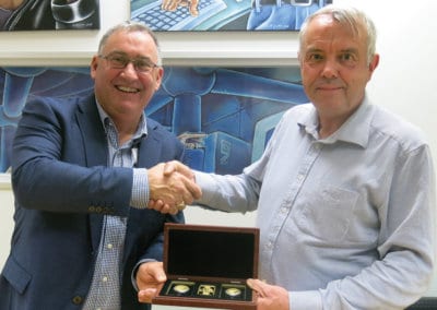 Keith Fisk celebrates 20 years of Excellent Service