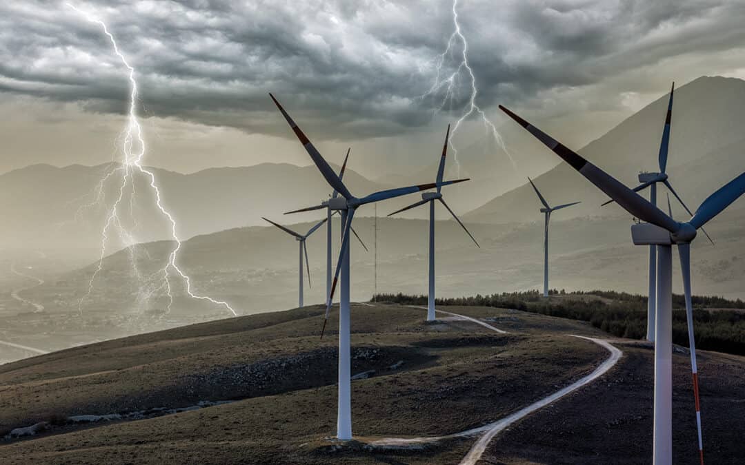 Lightning protection studies of UK renewable energy systems